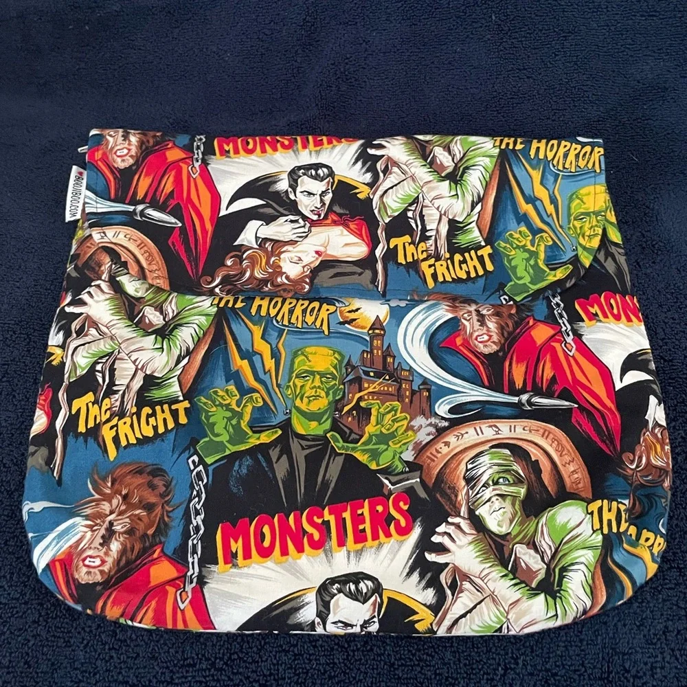 Monsters Cloth Canvas Over the Shoulder Bag - Picture 2 of 16